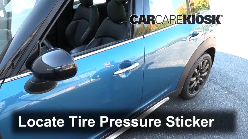2018 Mini Cooper Countryman S 2.0L 4 Cyl. Turbo Tires & Wheels Check Tire Pressure